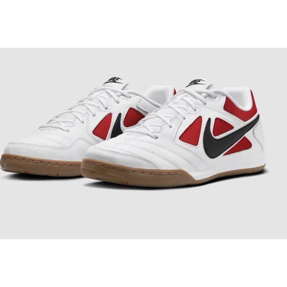 Men's Nike Gato Casual Shoes White with Red and Black - Size 11 - Picture 1 of 5